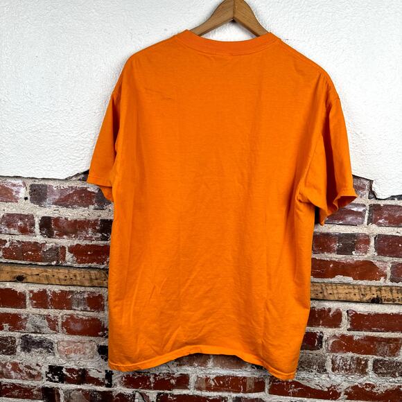 Vintage Tennessee Vols Shirt 2XL Orange Short Sleeve Grandpa Embroidered USA 90s - Picture 5 of 6